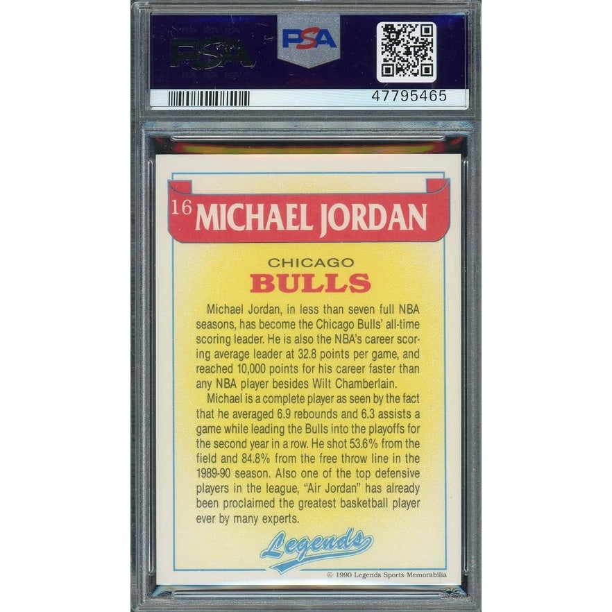 Michael Jordan 1990 Fleer Basketball Card #26 Graded PSA 10