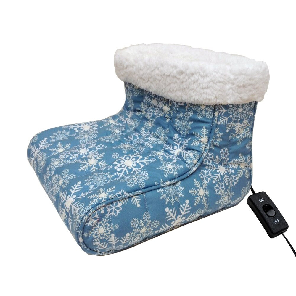 Micro Flannel® Snow Flurries Heated Footwarmer