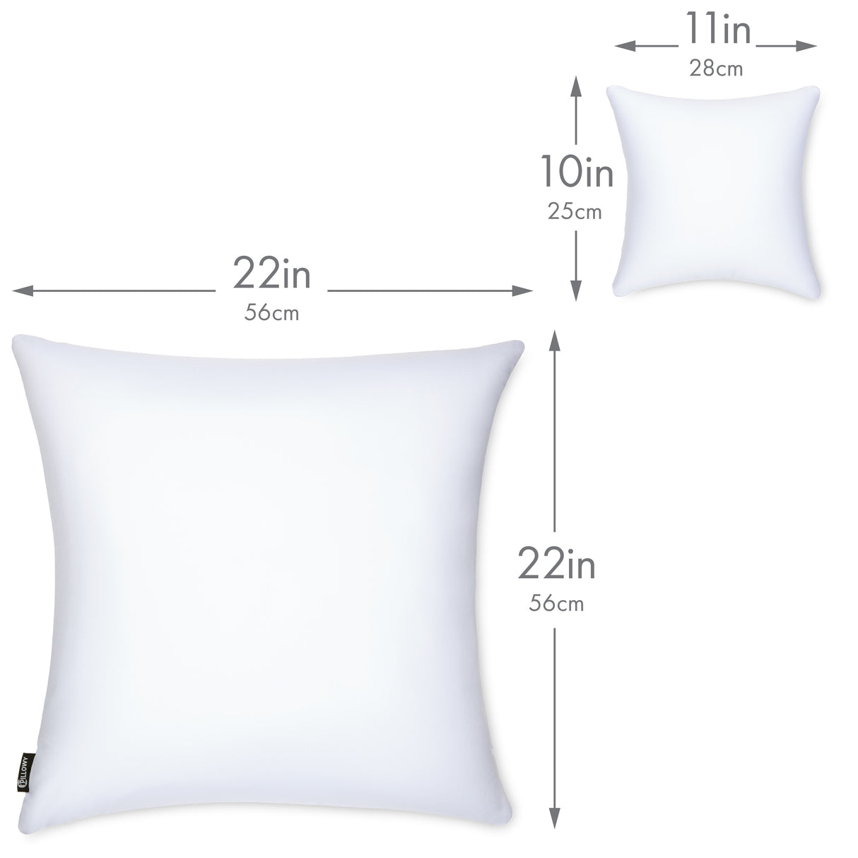 Microbead Stuffer Pillow Insert Sham Square Pillow Cushion for Extra Comfort & Support - Adjustable & Perfect Fit - 1 Pcs