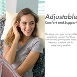 Microbead Stuffer Pillow Insert Sham Square Pillow Cushion for Extra Comfort & Support - Adjustable & Perfect Fit - 1 Pcs