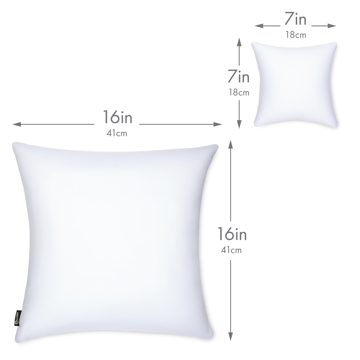 Microbead Stuffer Pillow Insert Sham Square Pillow Cushion for Extra Comfort & Support - Adjustable & Perfect Fit - 1 Pcs