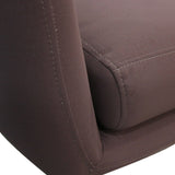 Microfibres Fabric Upholstered Child Accent Armchair with Wooden Legs - 19.29"W x 16.93"D x 20.47"H