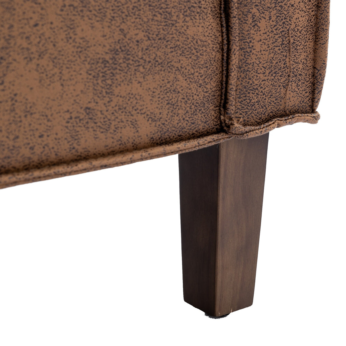 Mid Century Accent Chair with Ottoman