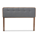 Carson Carrington Ulvik Mid-century Button-tufted Fabric Headboard