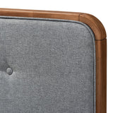 Carson Carrington Ulvik Mid-century Button-tufted Fabric Headboard