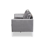Mid-Century Grey Fabric Sofa by Baxton Studio