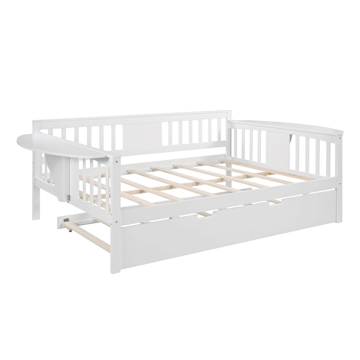 Mid-Century Inspired Full size Daybed with Trundle Bed, Sofa Bed