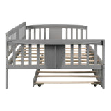 Mid-Century Inspired Full size Daybed with Trundle Bed, Sofa Bed