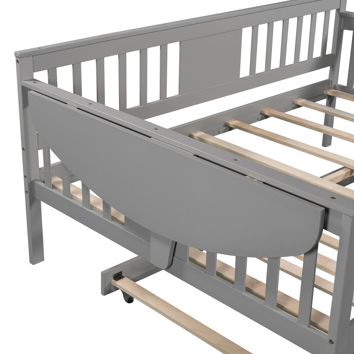 Mid-Century Inspired Full size Daybed with Trundle Bed, Sofa Bed