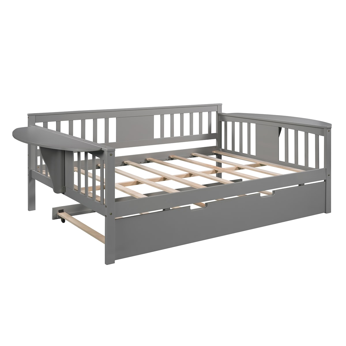 Mid-Century Inspired Full size Daybed with Trundle Bed, Sofa Bed