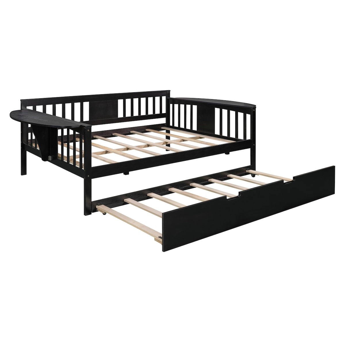 Mid-Century Inspired Full size Daybed with Trundle Bed, Sofa Bed