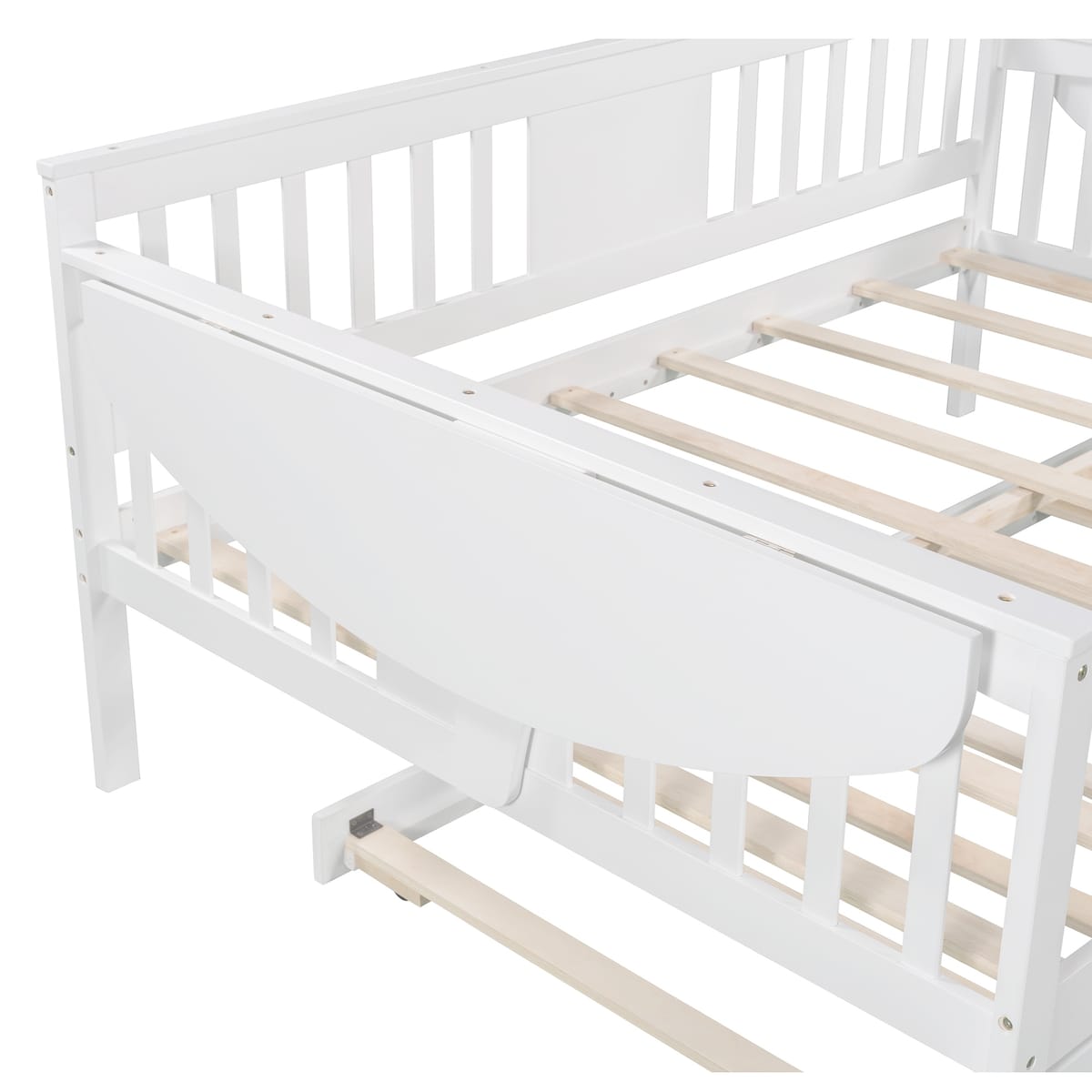Mid-Century Inspired Full size Daybed with Trundle Bed, Sofa Bed