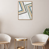 Mid Century Lines II By Studio Arts Canvas Art Print