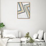 Mid Century Lines II By Studio Arts Canvas Art Print