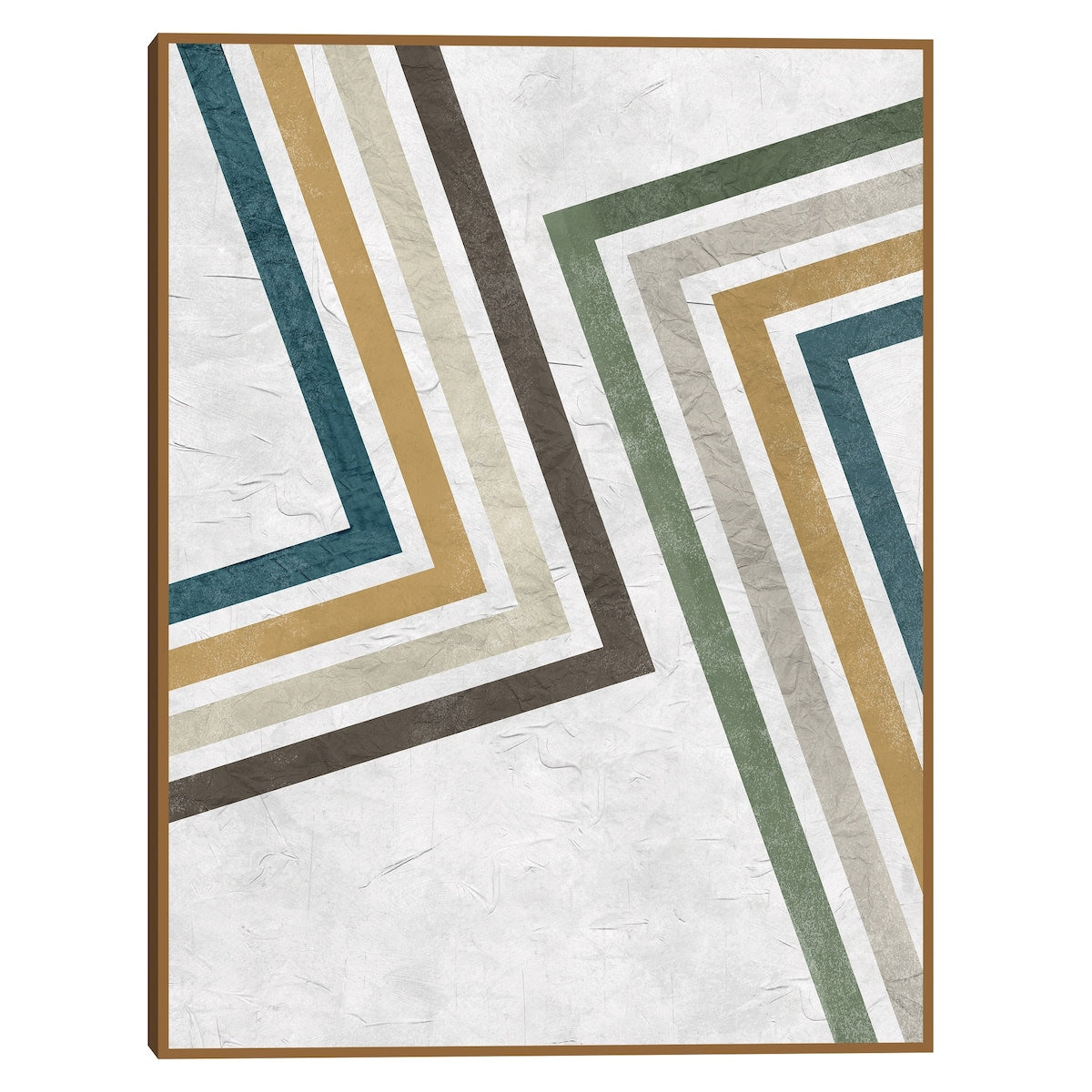 Mid Century Lines II By Studio Arts Canvas Art Print