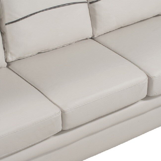 Mid-Century Loveseat Classic Upholstered Couch with Rolled Arm for Home or Office (loveseat)