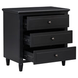 Mid-Century Modern 3-Drawer Dresser Nightstand Storage Wood Cabinet,Multi-scene Use