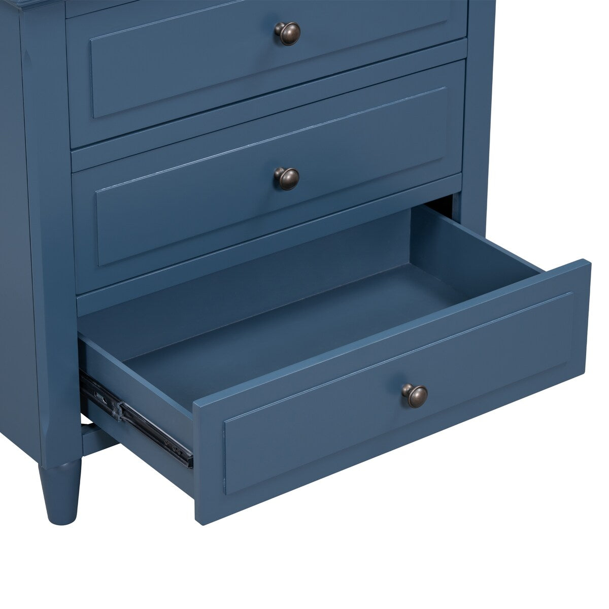 Mid-Century Modern 3-Drawer Dresser Nightstand Storage Wood Cabinet,Multi-scene Use