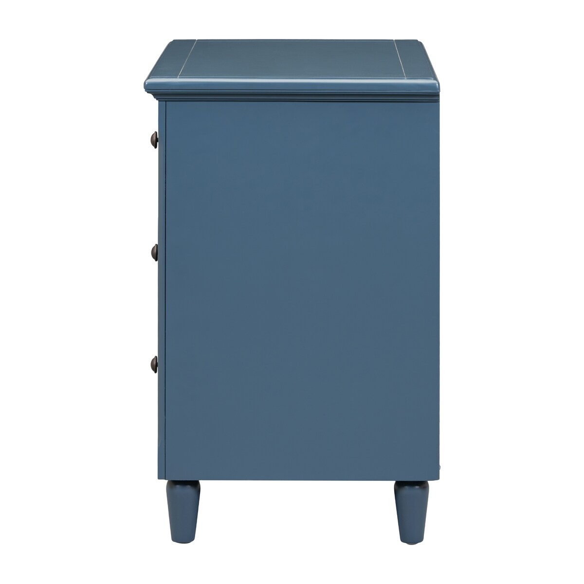 Mid-Century Modern 3-Drawer Dresser Nightstand Storage Wood Cabinet,Multi-scene Use
