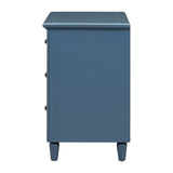 Mid-Century Modern 3-Drawer Dresser Nightstand Storage Wood Cabinet,Multi-scene Use
