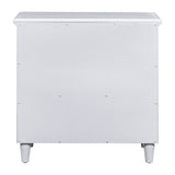 Mid-Century Modern 3-Drawer Dresser Nightstand Storage Wood Cabinet,Multi-scene Use