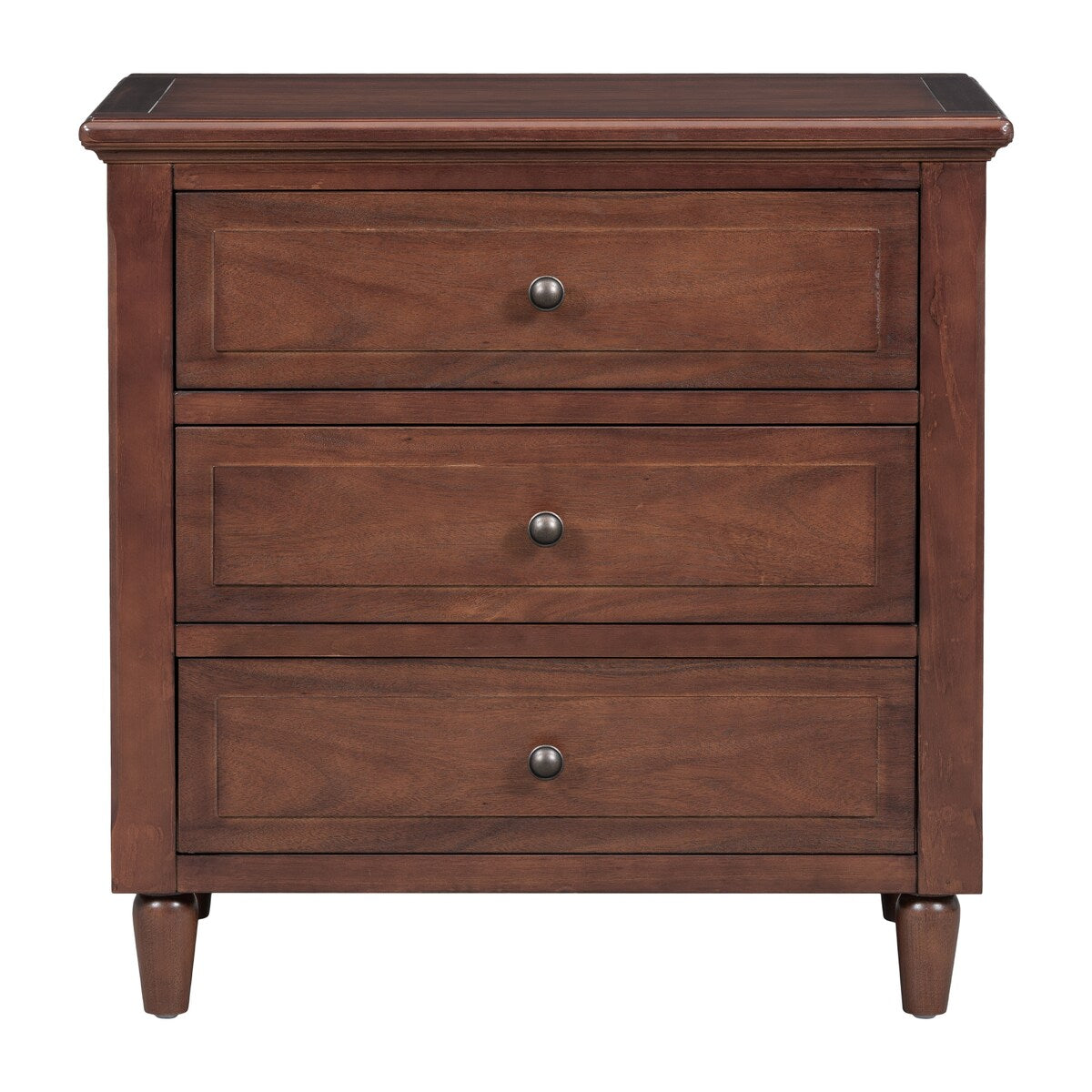 Mid-Century Modern 3-Drawer Dresser Nightstand Storage Wood Cabinet,Multi-scene Use