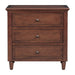 Mid-Century Modern 3-Drawer Dresser Nightstand Storage Wood Cabinet,Multi-scene Use