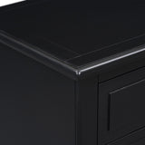 Mid-Century Modern 3-Drawer Dresser Nightstand Storage Wood Cabinet,Multi-scene Use