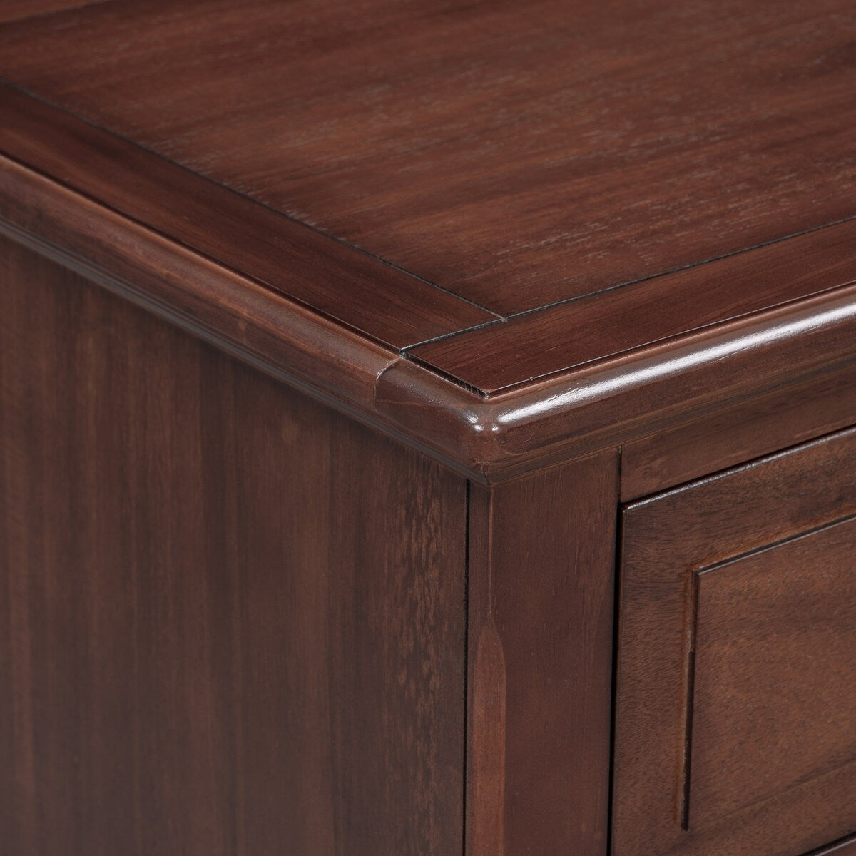 Mid-Century Modern 3-Drawer Dresser Nightstand Storage Wood Cabinet,Multi-scene Use