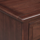 Mid-Century Modern 3-Drawer Dresser Nightstand Storage Wood Cabinet,Multi-scene Use