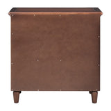 Mid-Century Modern 3-Drawer Dresser Nightstand Storage Wood Cabinet,Multi-scene Use