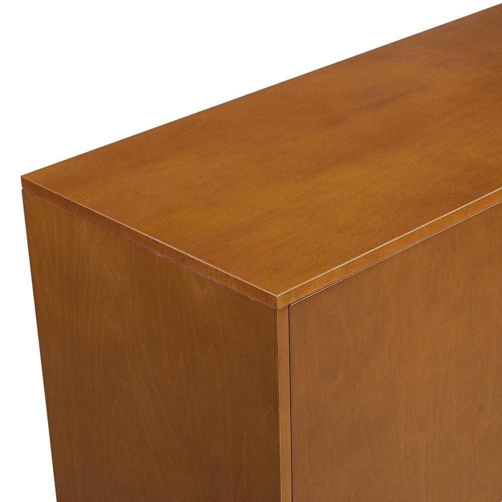 Mid Century Modern 3-Drawer and 2-Door Acorn Sideboard
