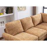 Mid-Century Modern 3-piece Modular L-Shape Sectional Sofa