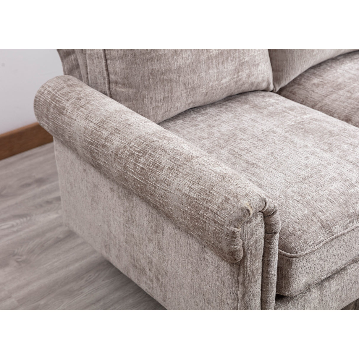 Mid-Century Modern 3-piece Modular L-Shape Sectional Sofa