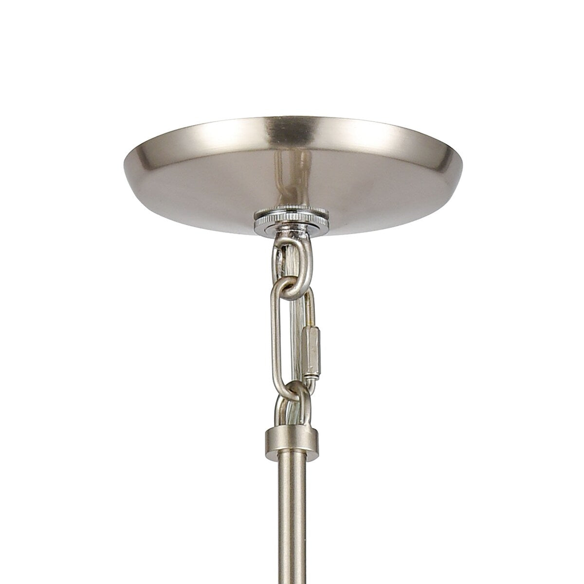 Elk Home Satin Nickel With Opal Glass 1 Light Pendant