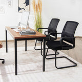 Mid Mesh Back Conference Chair Reception Office Guest Arm Chair