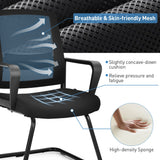 Mid Mesh Back Conference Chair Reception Office Guest Arm Chair