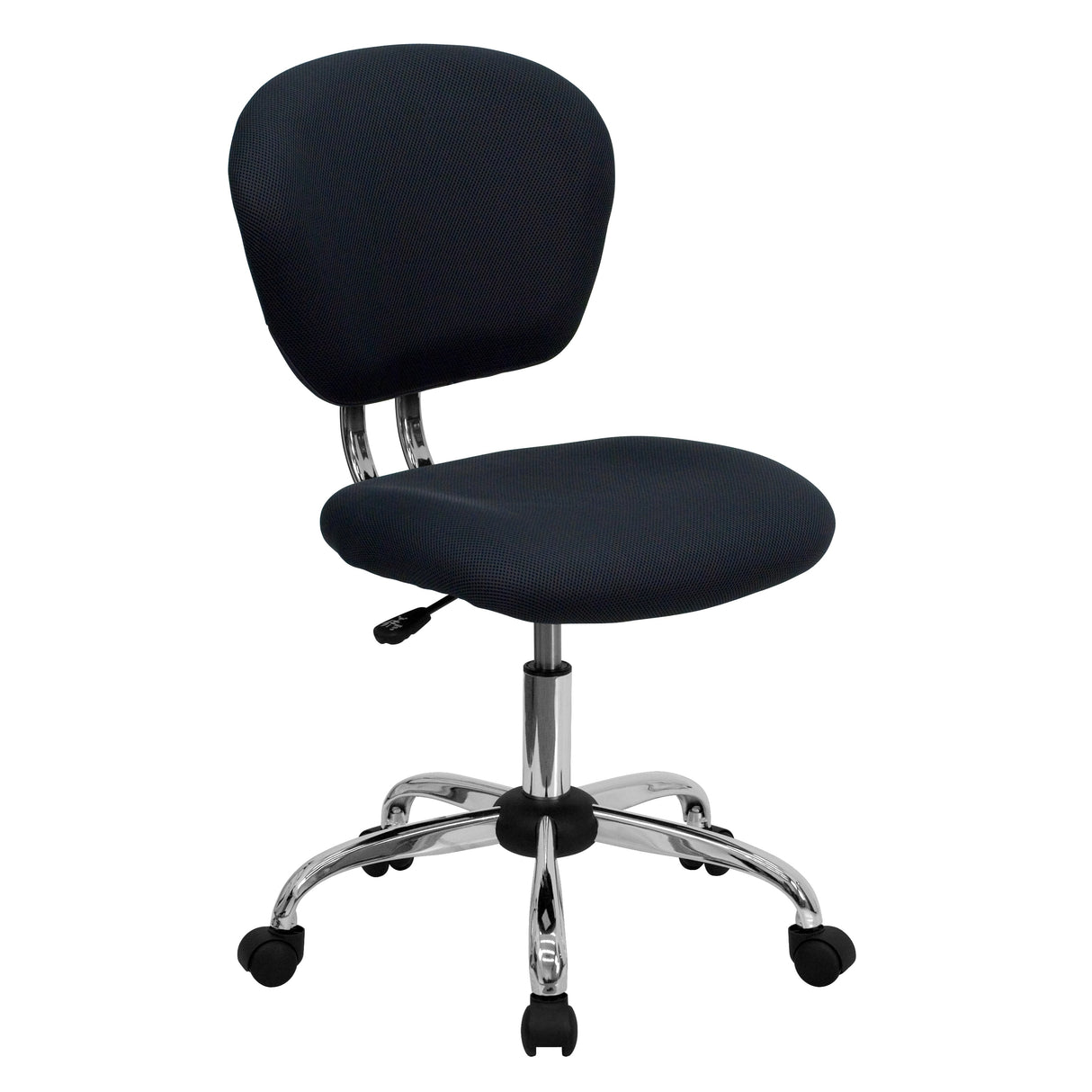 Mid-back Mesh Padded Swivel Task Office Chair with Chrome Base