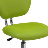 Mid-back Mesh Padded Swivel Task Office Chair with Chrome Base