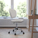 Mid-back Mesh Padded Swivel Task Office Chair with Chrome Base