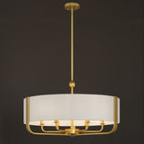 Mid-century Modern 6-light Drum Chandelier - 28.87