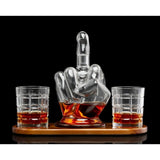 Middle Finger Whiskey Decanter Set - Middle Finger