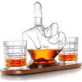 Middle Finger Whiskey Decanter Set - Middle Finger