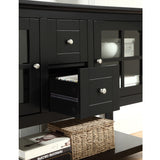 Middlebrook 52-inch Black Buffet Cabinet TV Console