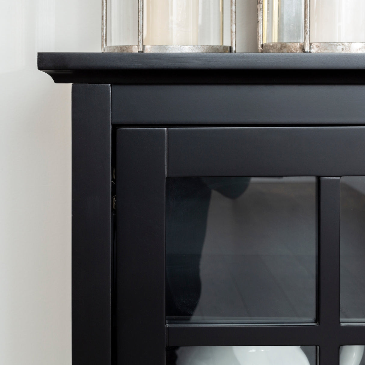 Middlebrook 52-inch Black Buffet Cabinet TV Console