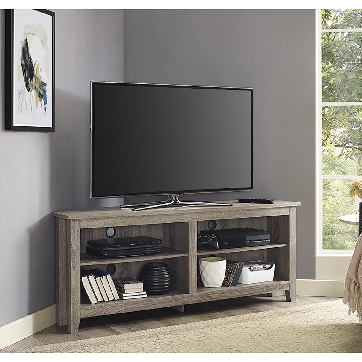 Middlebrook Ogden 58-inch Corner TV Stand