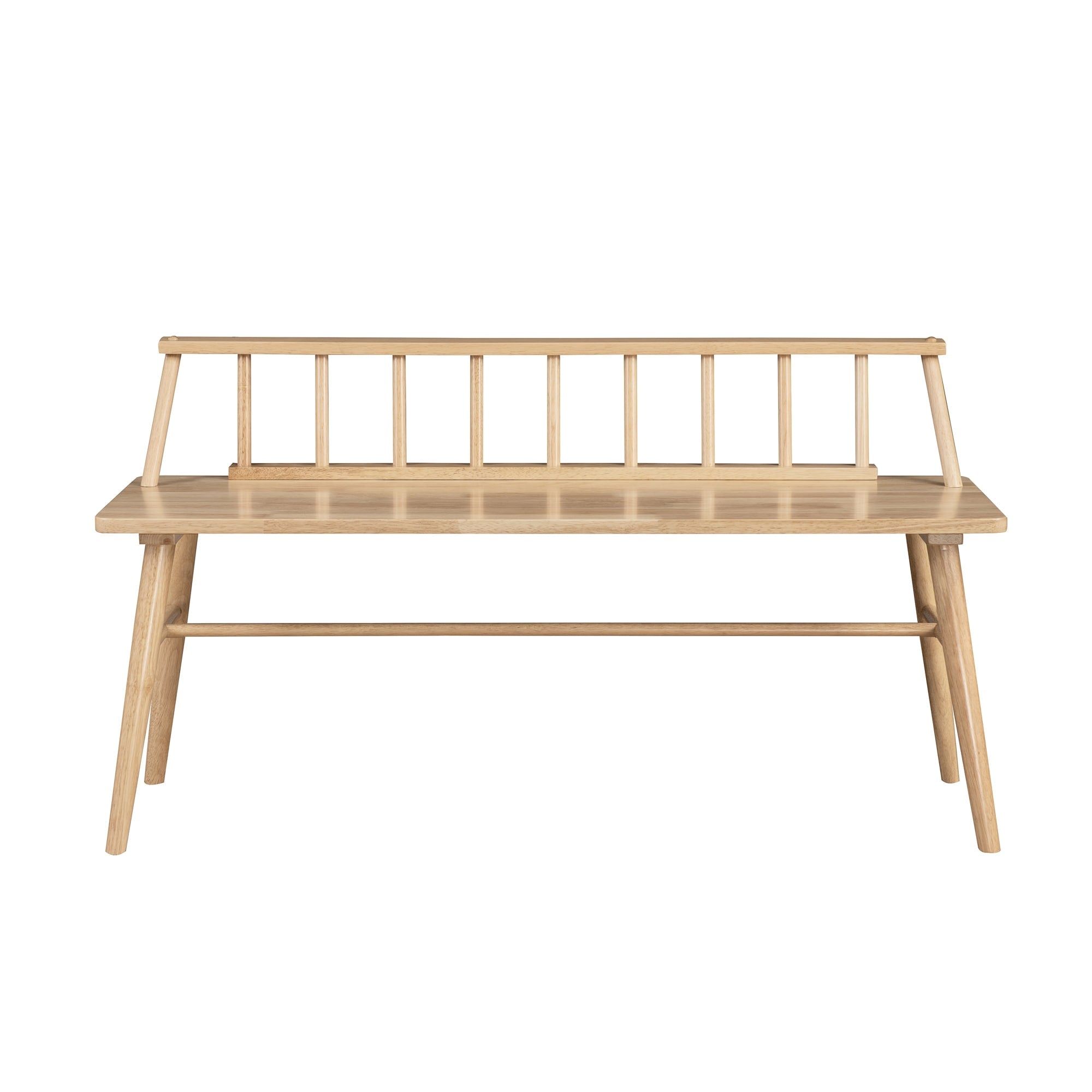 Middlebrook Solid Wood Low Back Spindle Entry Bench Overstock