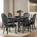 Midland Wood and Cane Upholstered Expandable 7 Piece Dining Set by Christopher Knight Home