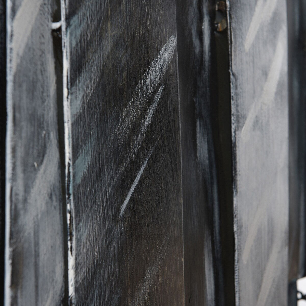 Midnight Aluminum - Layered Metal Wall Decor With Silver Foil Accents