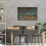 Midnight Garden Party Print On Wood by Jan Rogers - Multi-Color